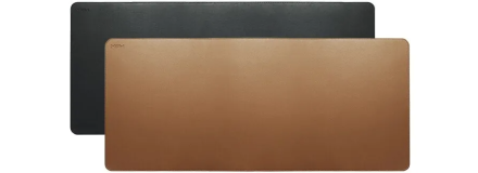 Коврик для мыши из PU-кожи (двусторонний, водостойкий, нескользящая основа)