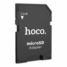 Адаптер для карты памяти HOCO HB22 MicroSD → SD (TF to SD), универсальный переходник Адаптер для карты памяти HOCO HB22 MicroSD → SD (TF to SD), универсальный переходник