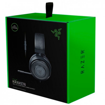 ГАРНИТУРА ИГРОВАЯ RAZER KRAKEN BLACK (RZ04-02830100-R3M1)
