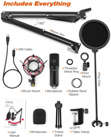 Микрофон FiFine T732