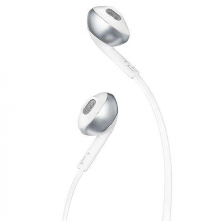 НАУШНИКИ ВКЛАДЫШИ JBL TUNE 205BT (SILVER)