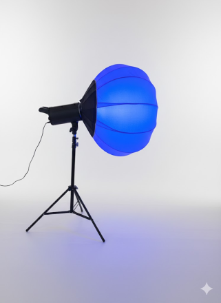 Набор RGBW-600 световой осветитель + сферический октобокс + усиленная стойка