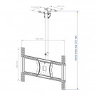 Потолочный кронштейн для LED/LCD телевизоров KROMAX COBRA-4