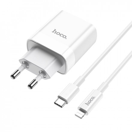 Зарядное устройство HOCO C80A Rapido кабелем USB-C