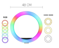 Кольцевая Лампа RGB RL-18 (45см) с пультом