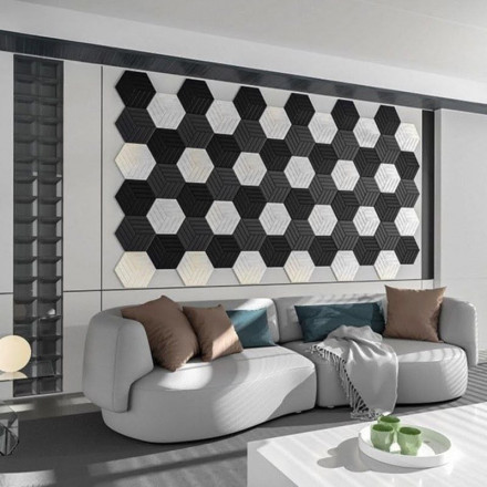 Акустический Самоклеящийся Порoлон (20*30см) в виде пчелиных сот