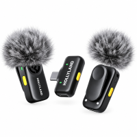 Беспроводная микрофонная система Hollyland LARK A2 Mini Duo (2.4GHz / 48кГц 24бит / AI шумоподавление / до 200 м / 2 TX + 1 RX)