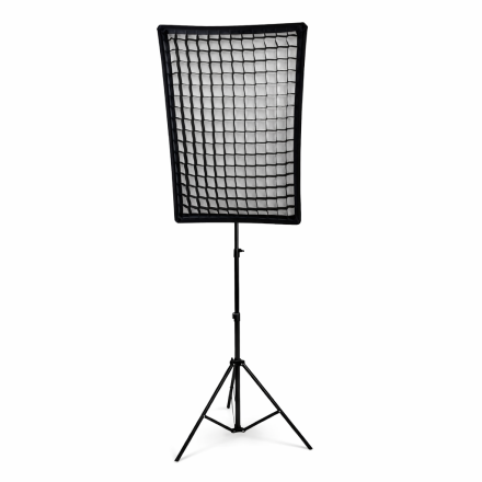 Студийный световой комплект Bediro TJ300II 300W с софтбоксом 60×90 и усиленной стойкой 2.8 м