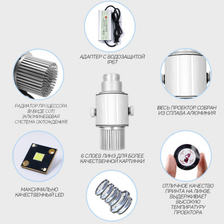 Наружний гобо-проектор Yufan YF-TM60