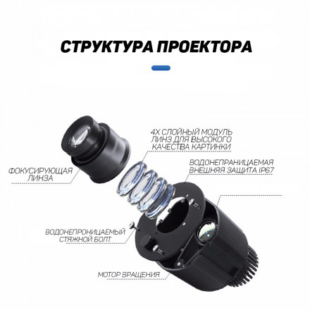 Наружний гобо-проектор Yufan YF-TM80