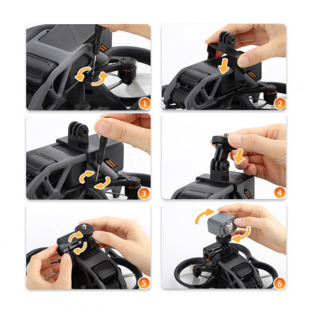 Крепление аксессуаров (+ фонарик) DJI Avata (SunnyLife)