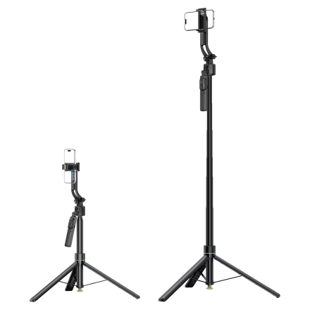 Селфи-палка Acefast E41 Selfie Stick с Bluetooth-пультом и штативом, складная, для смартфона, черная