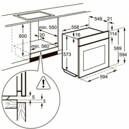Встраиваемая духовка Electrolux OPEB2500R