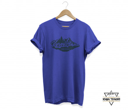 Футболка Khan Tengri С Принтом "Кыргызстан"