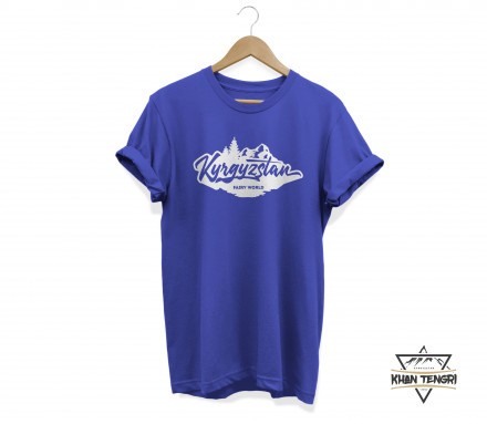 Футболка Khan Tengri С Принтом "Кыргызстан"