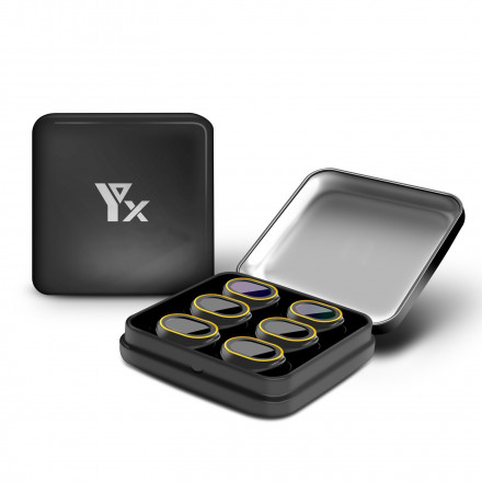 Набор из 6 фильтров (HD/UV/CPL/ND4/8/16/32) DJI Spark (YX)