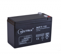 Аккумулятор MATRIX NP7-12 12V 7Ah Аккумулятор MATRIX NP7-12 12V 7Ah