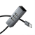 USB-Hub 4-в-1 Hoco HB1D (USB-A на 3×USB-A + RJ45 Ethernet, 1м)
