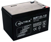 Аккумулятор MATRIX NP12-12 12V 12Ah Аккумулятор MATRIX NP12-12 12V 12Ah