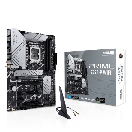 Материнская плата ASUS PRIME Z790-P WiFi — LGA1700, Z790, DDR5, ATX, Wi-Fi, 2.5GbE, 3×M.2