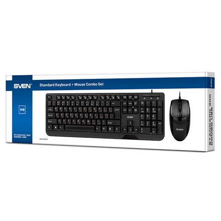 Клавиатура + мышь Standard 300 Combo USB black